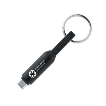 60W Charging and Data Cable with Keyring