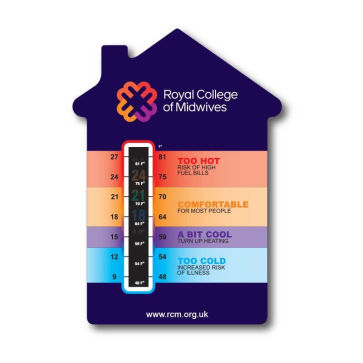 House Shaped Temperature Gauge