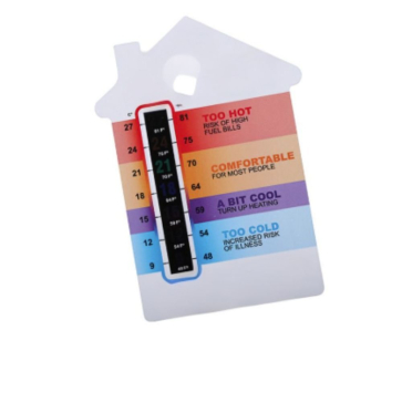 House Shaped Temperature Gauge