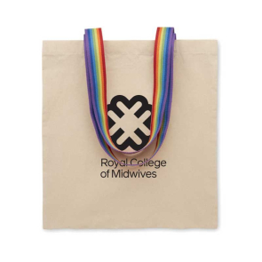 Shopping Bag with Rainbow Handles 6.3L