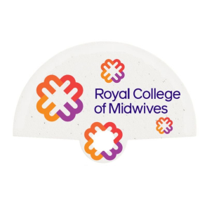 Seeded Paper Hand Fan